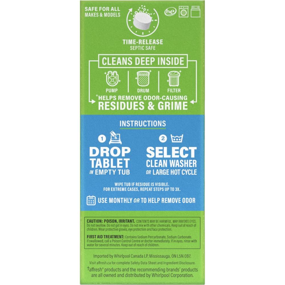 Affresh® Washing Machine Cleaner Tablets (3 Count Carton) - W10549845B--
