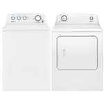 Amana White Top Load Washer (4.4 Cu.Ft.) & Amana White Electric Dryer (6.5 Cu. Ft.) - NTW4519JW/YNED4655EW