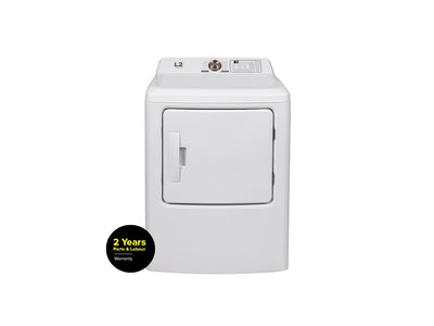 L2 White Electric Dryer (6.7 Cu. Ft) - LE43A3AWW