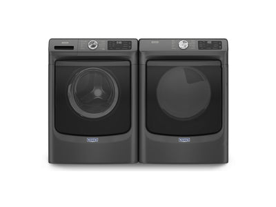 Maytag Volcano Black Front-Load Washer (5.2 cu. ft.) & Gas Dryer (7.3 cu. ft.) - MHW5630MBK/MGD6630MBK