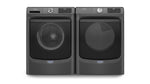 Maytag Volcano Black Front-Load Washer (5.2 cu. ft.) & Gas Dryer (7.3 cu. ft.) - MHW5630MBK/MGD6630MBK