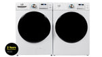 L2 White Front Load Washer (5.2 Cu. Ft) & White Electric Dryer (8.0 Cu. Ft) - LF52N3AWW/LE52N3AWW--