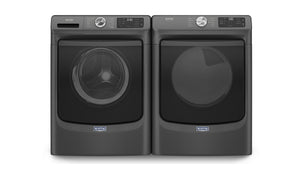 Maytag Volcano Black Front-Load Washer (5.5 cu. ft.) & Electric Dryer (7.3 cu. ft.) - MHW6630MBK/YMED5630MBK