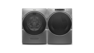 Whirlpool Chrome Shadow Front-Load Washer (5.8 cu. ft.) & Electric Dryer (7.4 cu. ft.) - WFW9620HC/YWED8620HC
