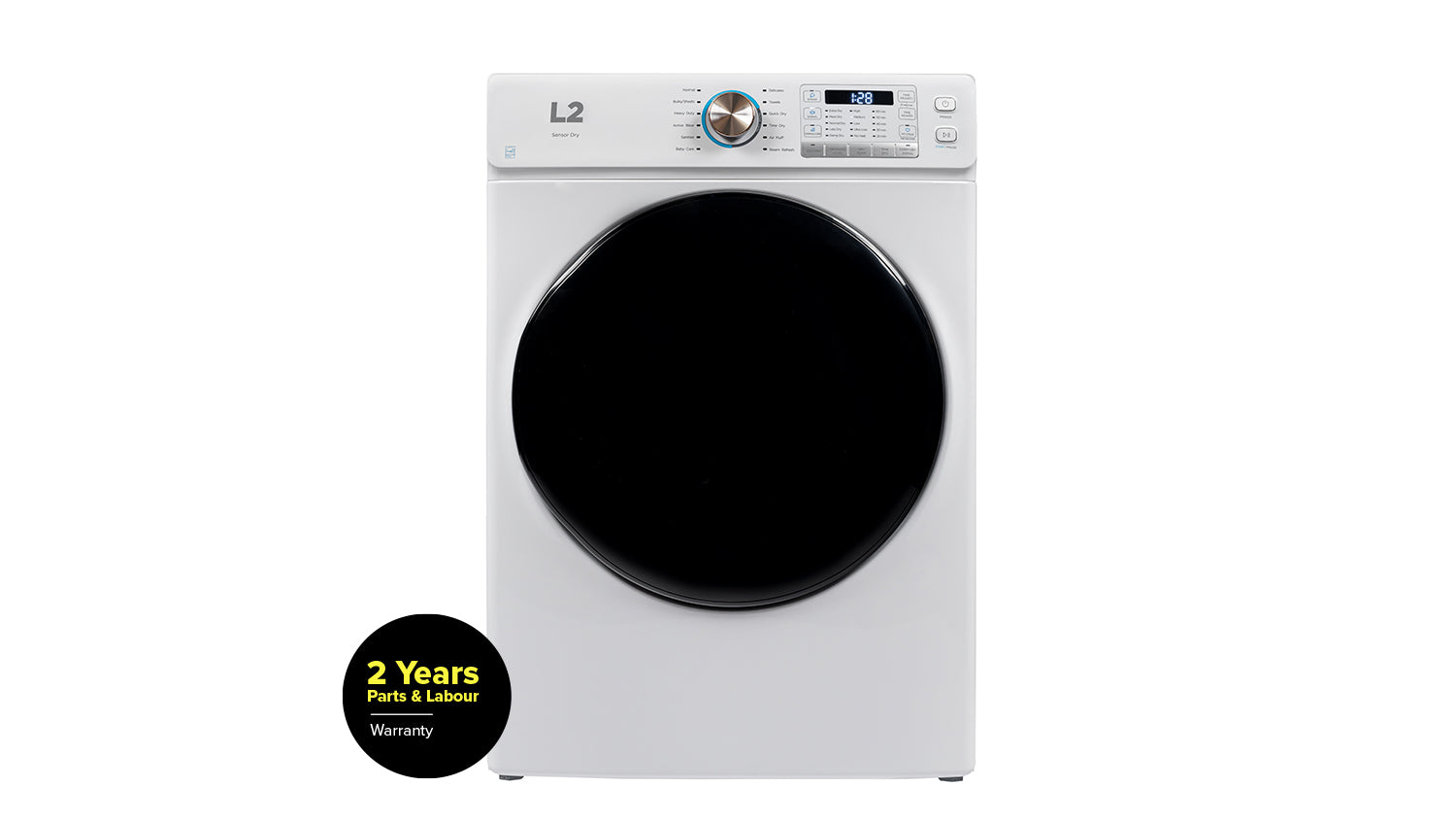 L2 White Electric Dryer (8.0 Cu. Ft) -  LE52N3AWW--