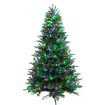 Silvan 6ft Forest Green Pine LED Pre-lit Christmas Tree - Warm White/Multi-coloured