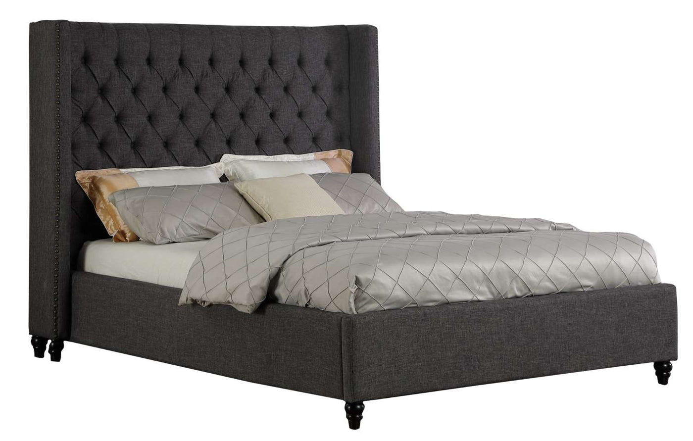 Ellaia 3-Piece Queen Bed - Grey