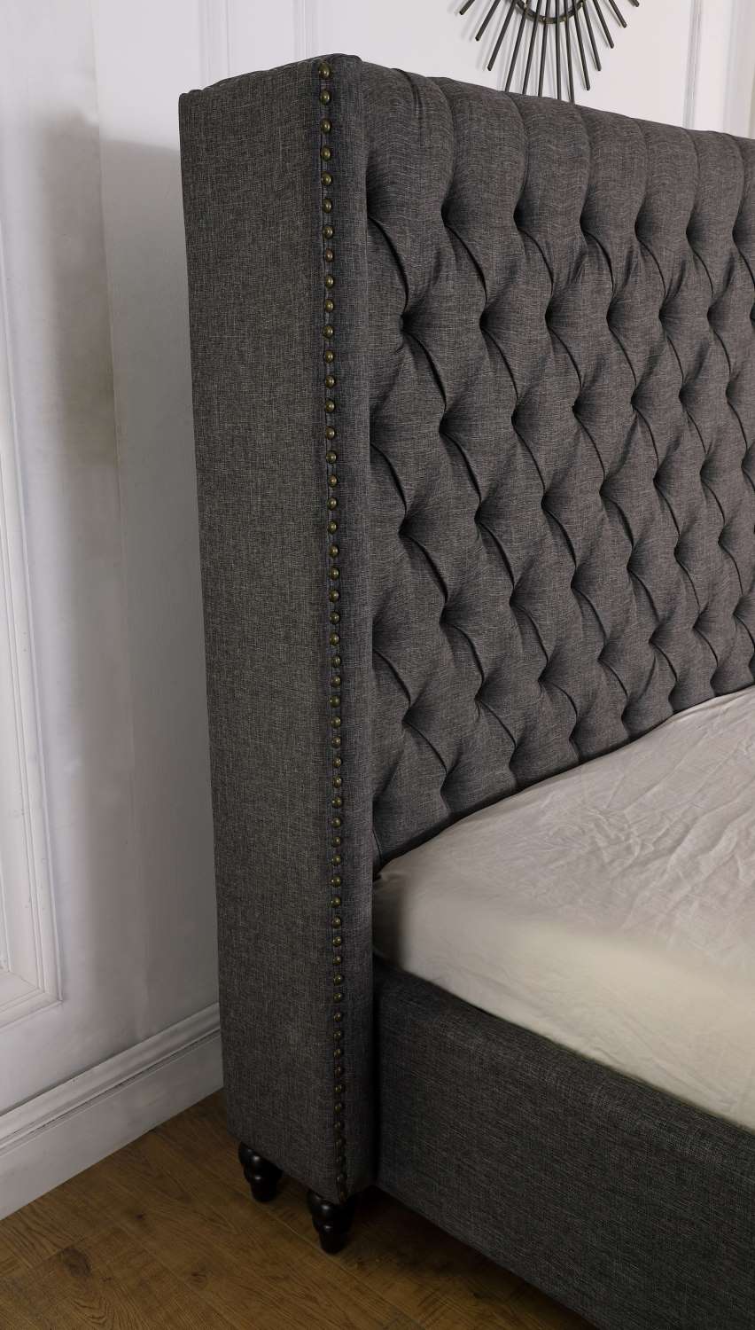Ellaia 3-Piece Queen Bed - Grey
