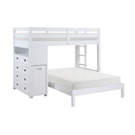 Nest Twin over Full Loft Bunk Bed - White