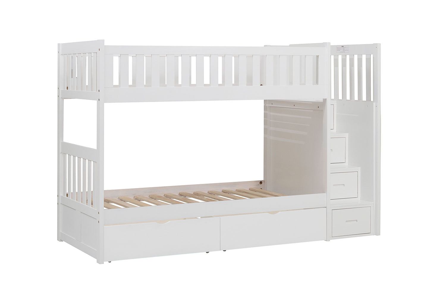 Noelle Bunk Bed Pair of Storage Drawers- White