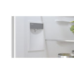 Bosch 24" Black Glass Smart Free-Standing Counter-depth Bottom Freezer Refrigerator with Home Connect (12.8) - B24CB80ESB