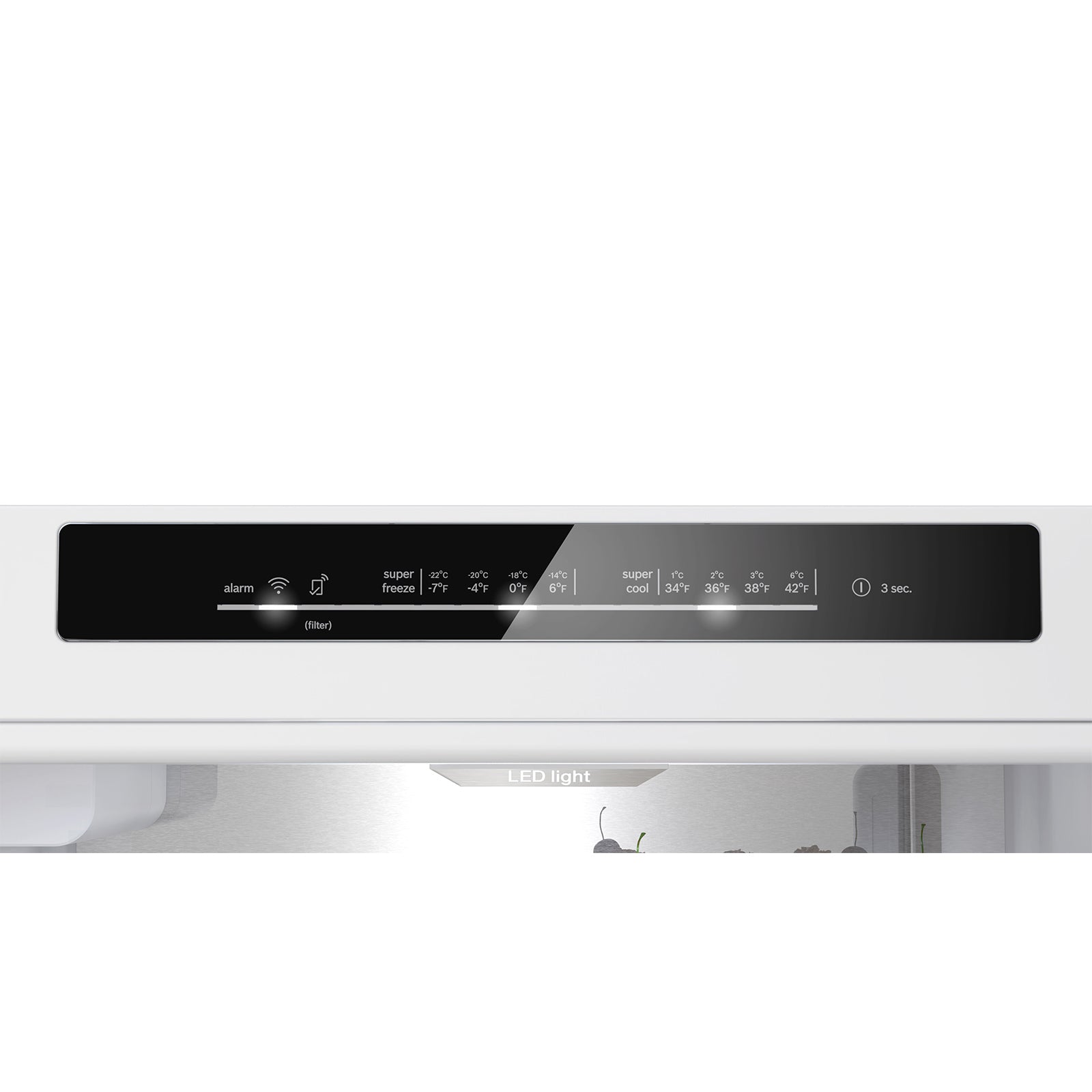 Bosch 24" 12.8 Cu. Ft. Stainless Steel Smart Counter-Depth Bottom-Freezer Refrigerator with Home Connect  - B24CB80ESS