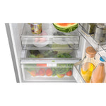 Bosch 24" White Glass Smart Free-Standing Counter-depth Bottom Freezer Refrigerator with Home Connect (12.8 Cu. Ft) - B24CB80ESW