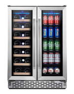 TCL Stainless Steel 20-Bottle Dual Zone Wine Cooler - B422D-3