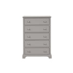 Trudy 5-Drawer Chest - Grey