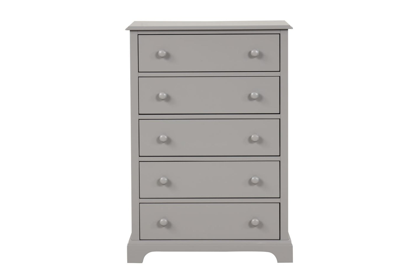 Trudy 5 Drawer Chest - Grey