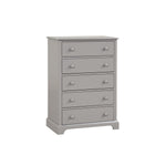 Trudy 5 Drawer Chest - Grey