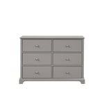 Trudy 6-Drawer Dresser - Grey