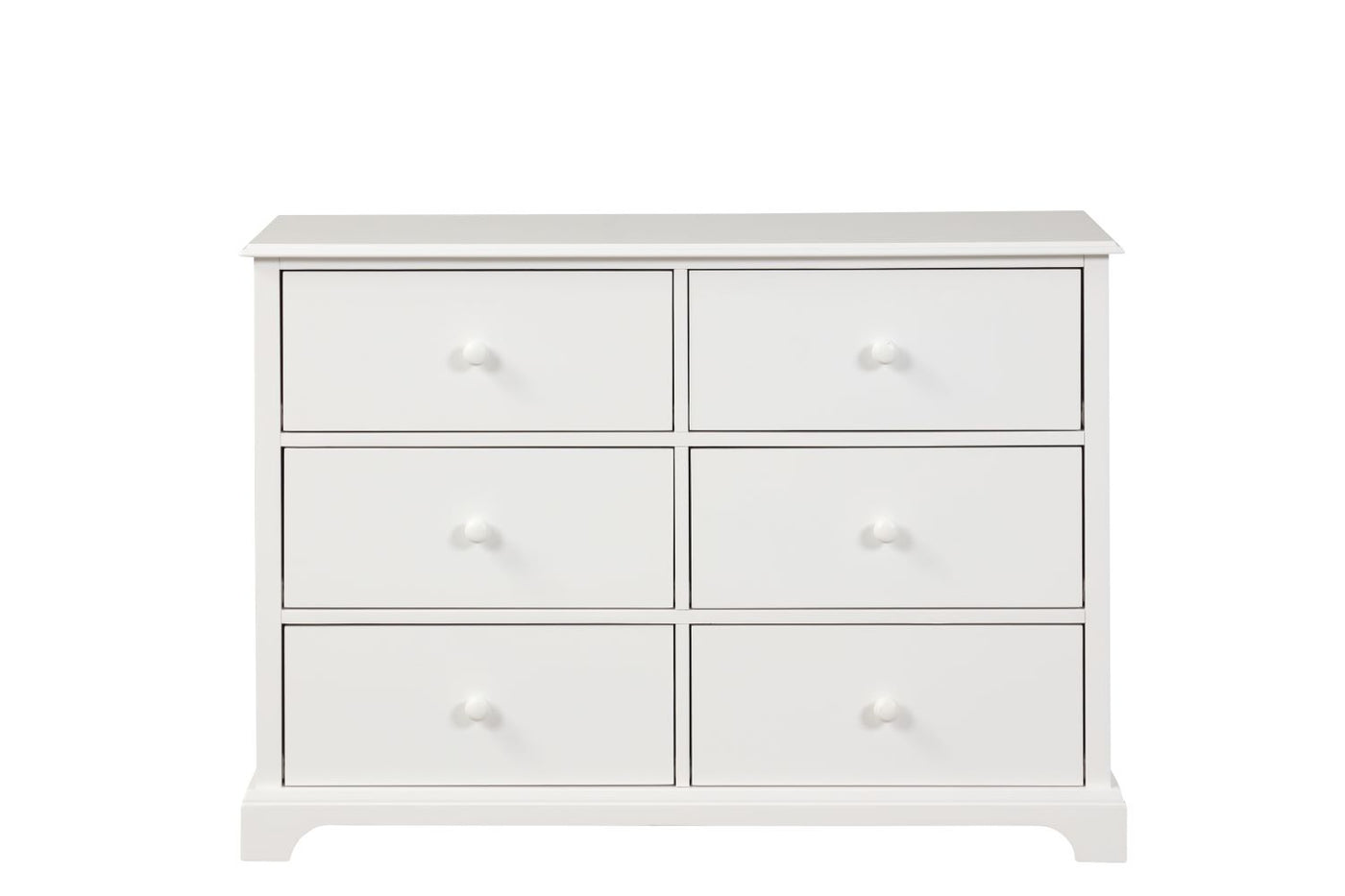 Trudy 6 Drawer Dresser - White