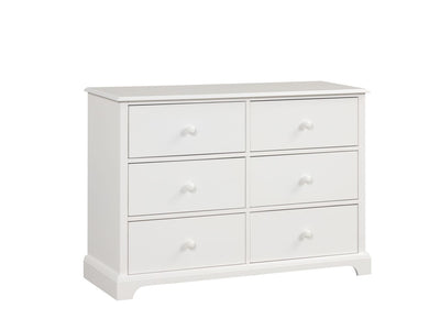 Trudy 6 Drawer Dresser - White