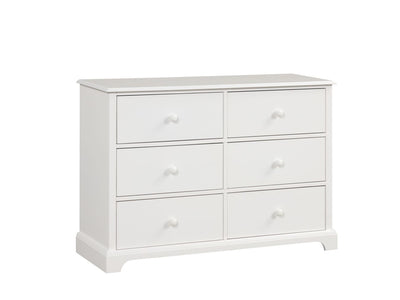 Trudy 6-Drawer Dresser - White