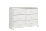 Trudy 6-Drawer Dresser - White