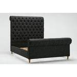 Tongeren Queen Bed - Charcoal