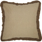 Millard Euro Sham - Black/Dark Tan