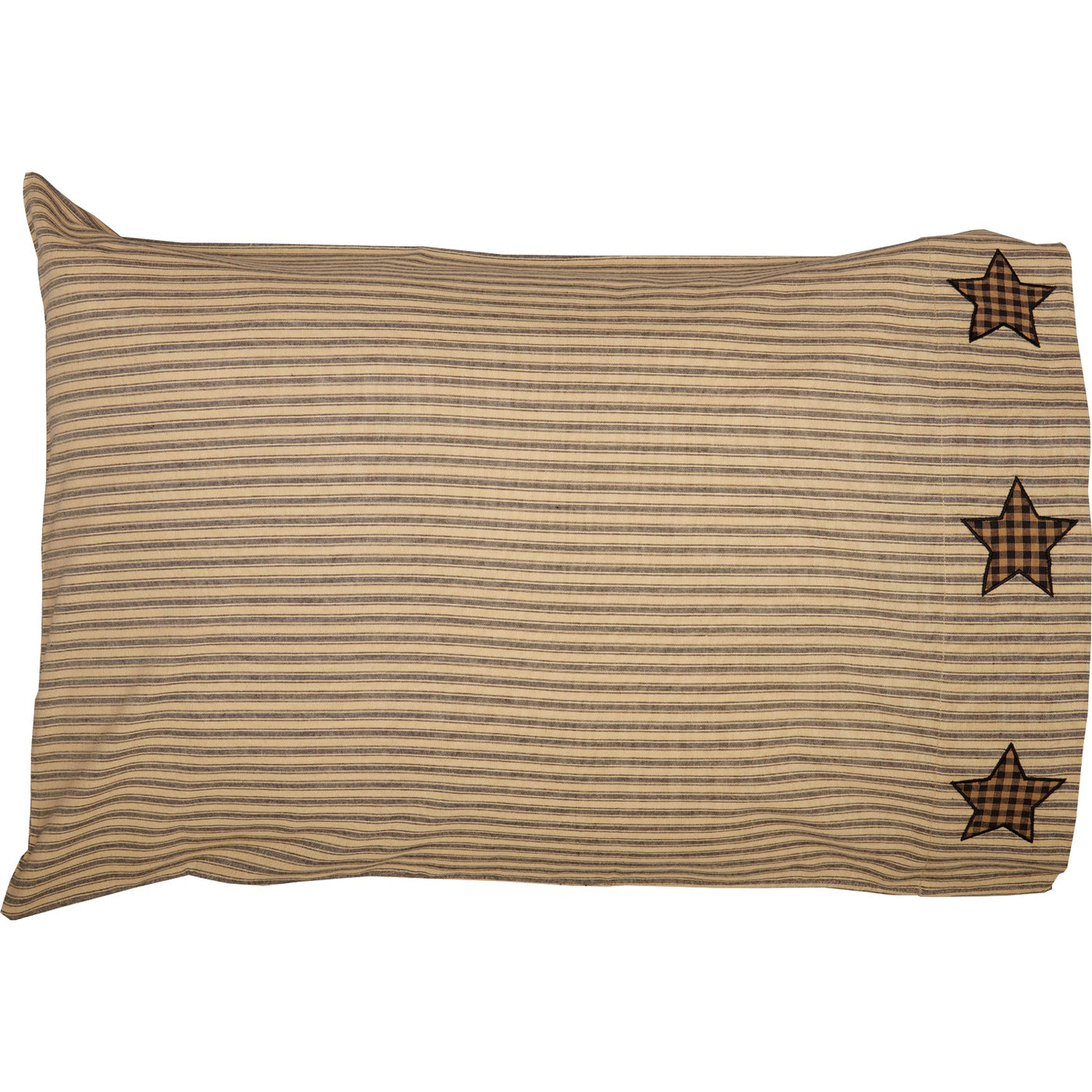 Millard Standard Pillow Case Black/Dark Tan Set of 2 Leon's