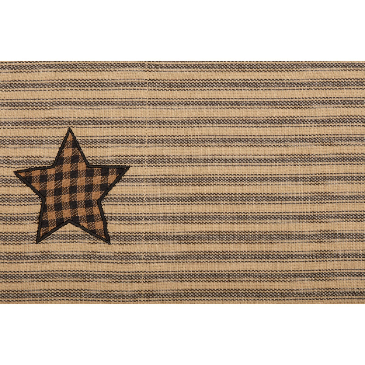 Millard Standard Pillow Case - Black/Dark Tan - Set of 2