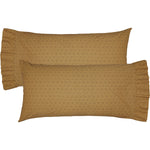 Wooddruff King Pillow Case - Natural/Black - Set of 2