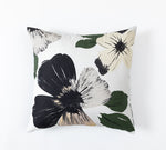 In Full Bloom 5-Piece Queen Comforter Set - White, Green, Black