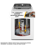 Whirlpool White Top Load Washer with Removable Agitator (5.4 Cu Ft) - WTW5057LW