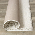 Brio 5'3" x 7'7" Shag Area Rug - Cream
