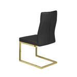 Cierra Dining Chair - Black, Gold