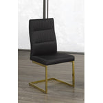 Cierra Dining Chair - Black, Gold