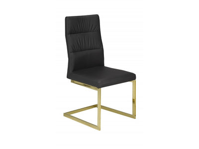 Cierra Dining Chair - Black, Gold