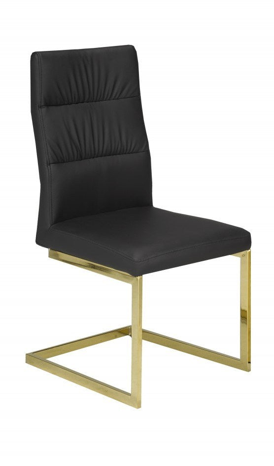 Cierra Dining Chair - Black, Gold