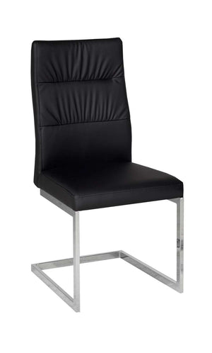 Cierra Dining Chair - Black, Silver