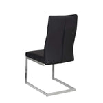 Cierra Dining Chair - Black, Silver