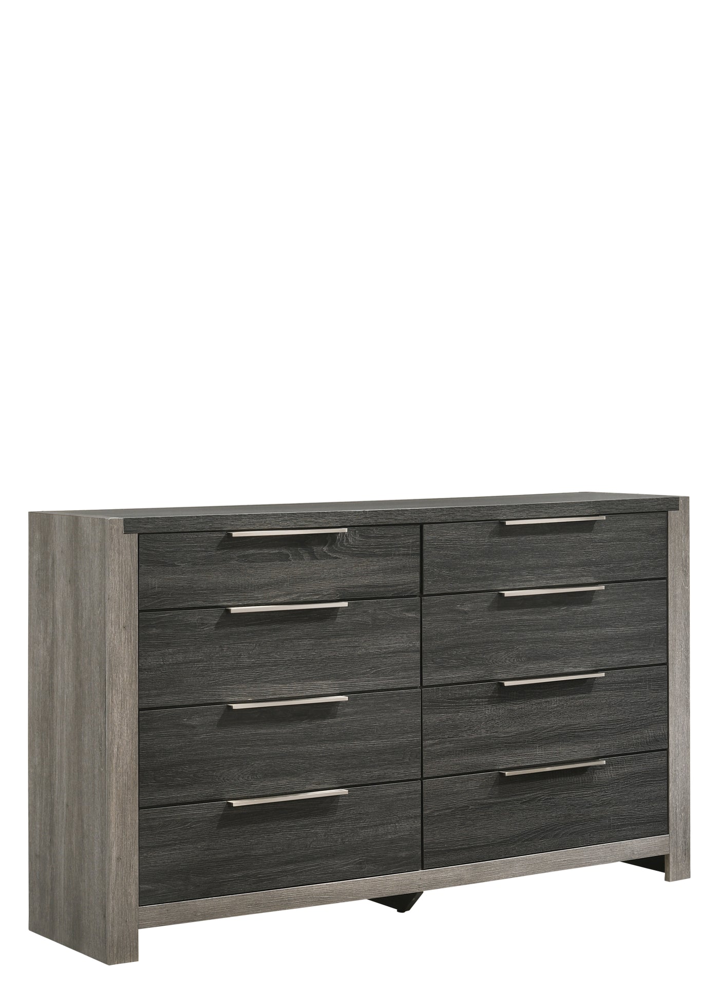 Andra 8 Drawer Dresser - Grey, Black