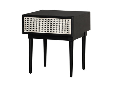 Snaregade Reclaimed Pine 20" End Table - Matte Black