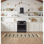Café Matte Black 30" Electric Range with Built-in WiFi and No-Preheat Air Fry (5.7 Cu. Ft) - CCES700P3MD1