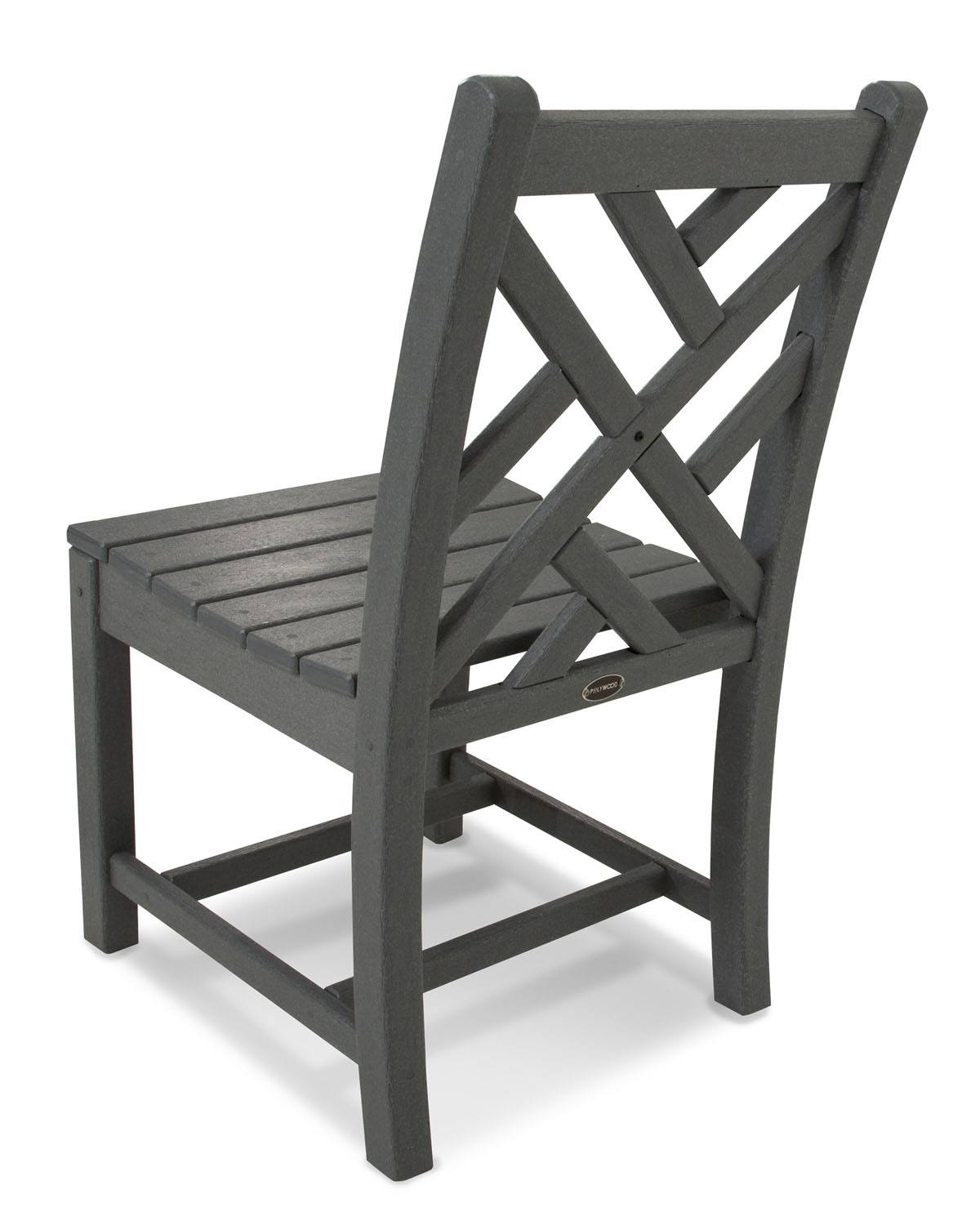 POLYWOOD® Chippendale Dining Side Chair - Slate Grey