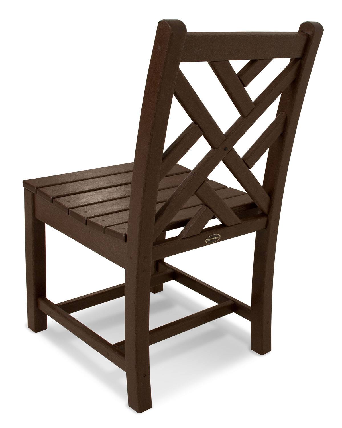 POLYWOOD® Chippendale Dining Side Chair - Mahogany