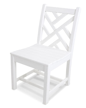 POLYWOOD® Chippendale Dining Side Chair - White