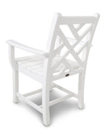 POLYWOOD® Chippendale Dining Arm Chair - White
