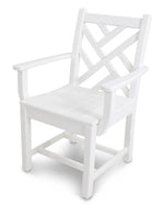 POLYWOOD® Chippendale Dining Arm Chair - White