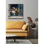 Blooming Vase Wall Art - Multi-Colour - 24 X 24