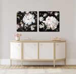 Tiffany II Wall Art - White/Black/Pink - 24 X 24